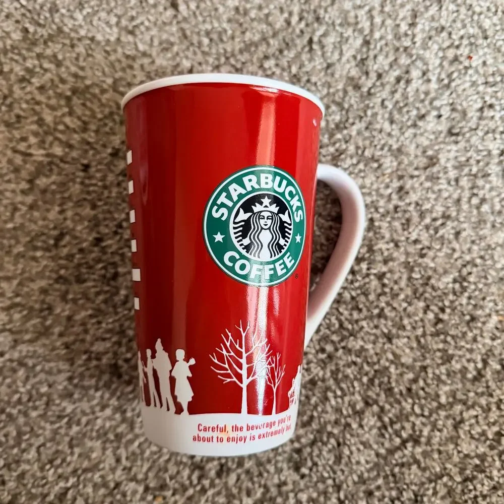 Starbucks 2006 Christmas Mug Carolers Holiday 16oz Grande Cup
